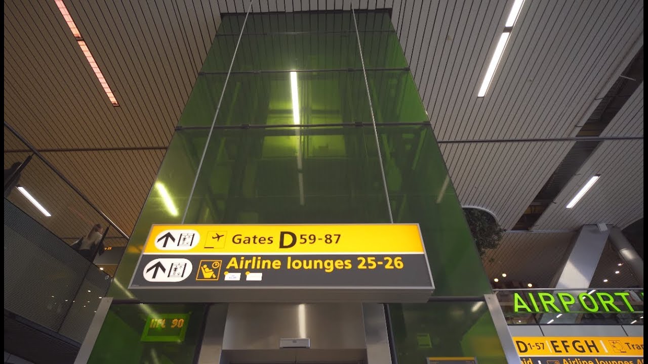 Netherlands, Amsterdam, Schiphol Airport, 3X escalator, 3X elevator