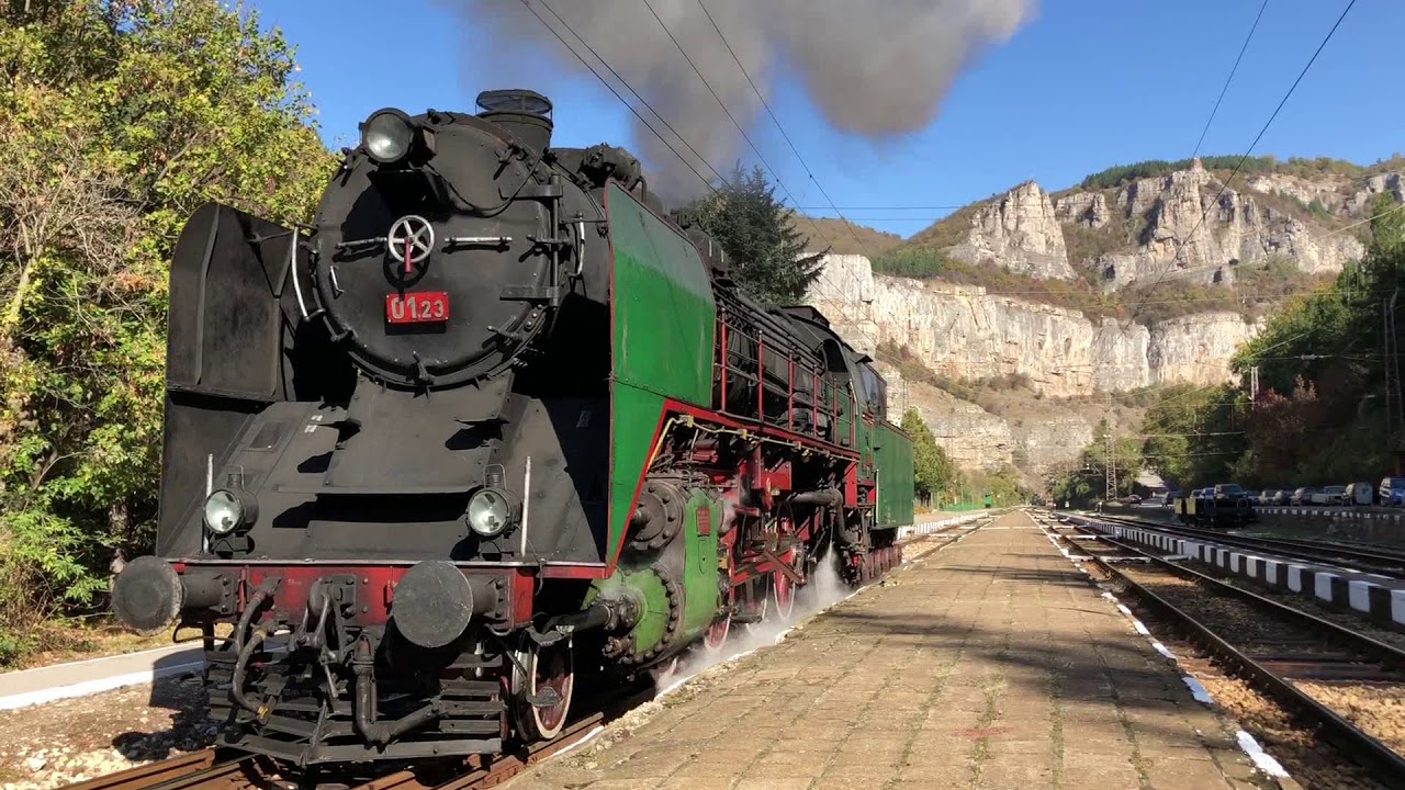 Trainspotting (BG) - Steam locomotive 01.23 in the Iskar gorge