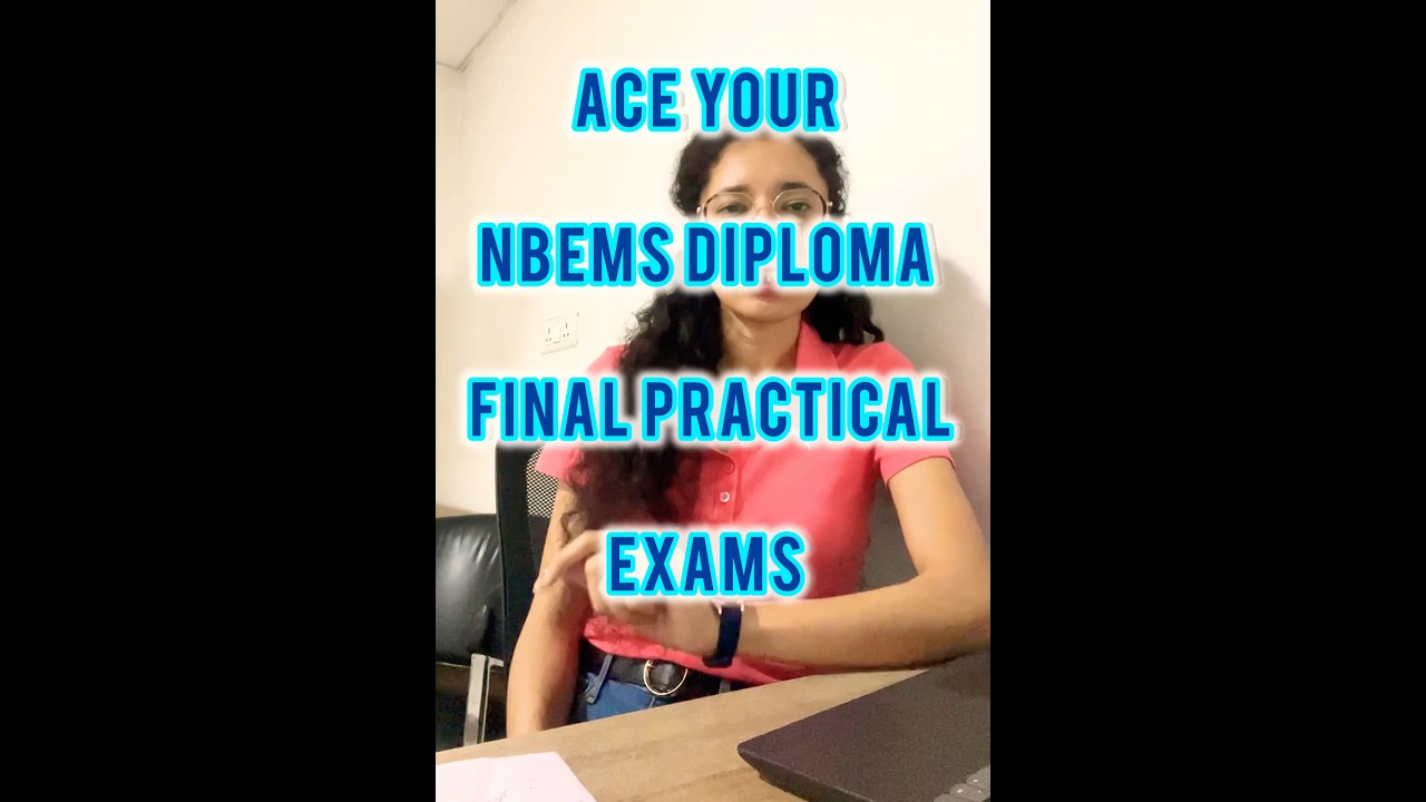 NBEMS Practical exam guide! #drnamnehra #newvideo #nbediploma #nbems #dnb #obgyn #practical #exam
