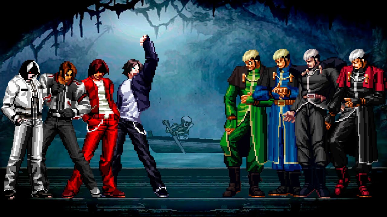 [KOF Mugen] Kyo Kusanagi Team vs Goenitz Team