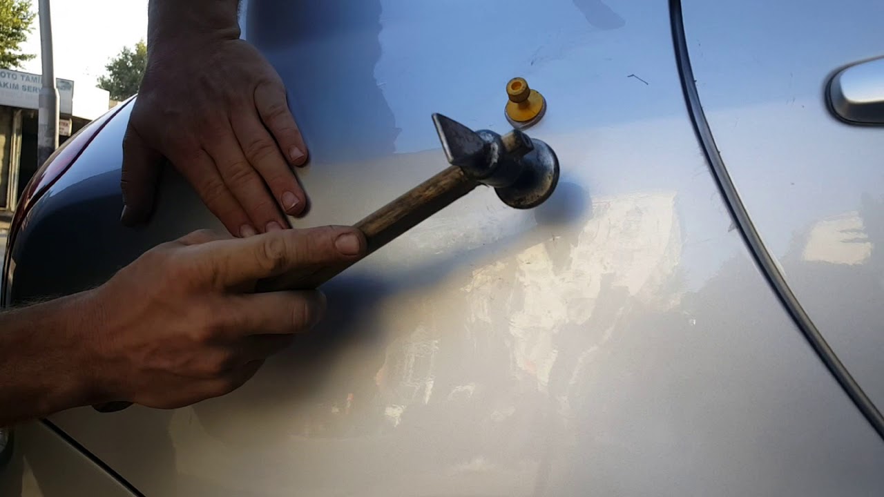 Boyayı Bozmadan Boyasız Kaporta Düzeltme-toyota corolla