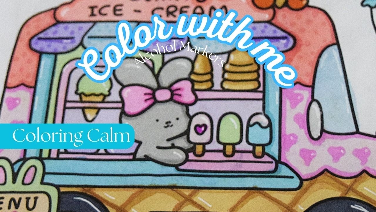 Colorea Conmigo una página de Little Corner | Coloring Calm