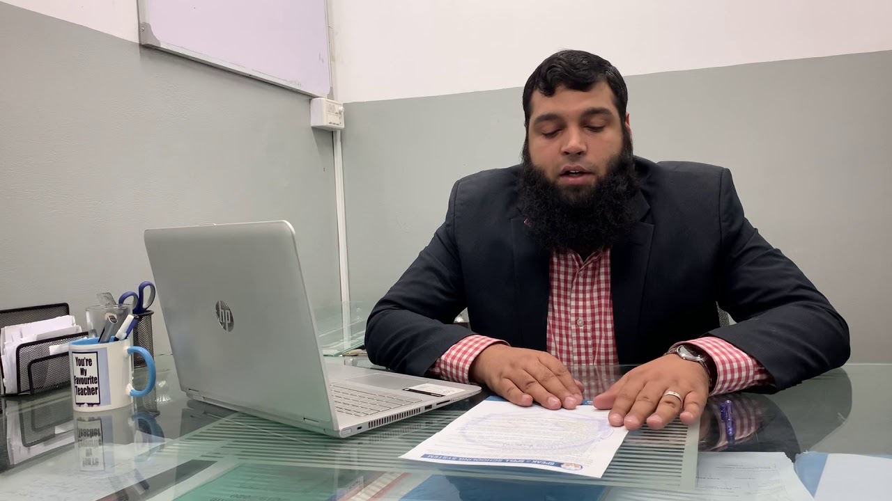 CEO (Basim Ahmed Faridi) of Speak & Spell Schooling System. A short message to all the parents.