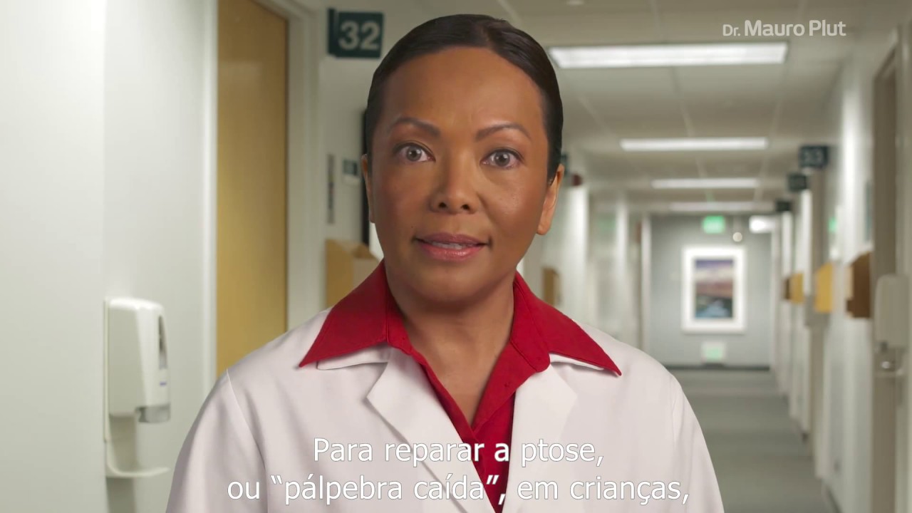 Cirurgia de correção de ptose pediátrica
