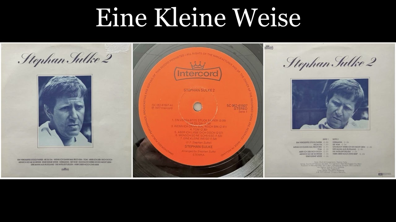 Stephan Sulke - Stephan Sulke 2 - 07 Eine Kleine Weise