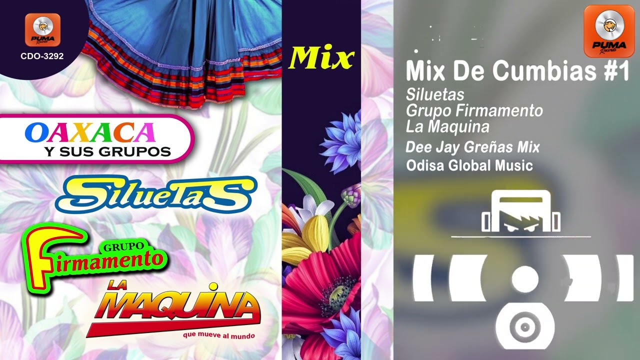 Mix De Cumbias #1 - Siluetas / Grupo Firmamento / La Maquina - Odisa Global Music