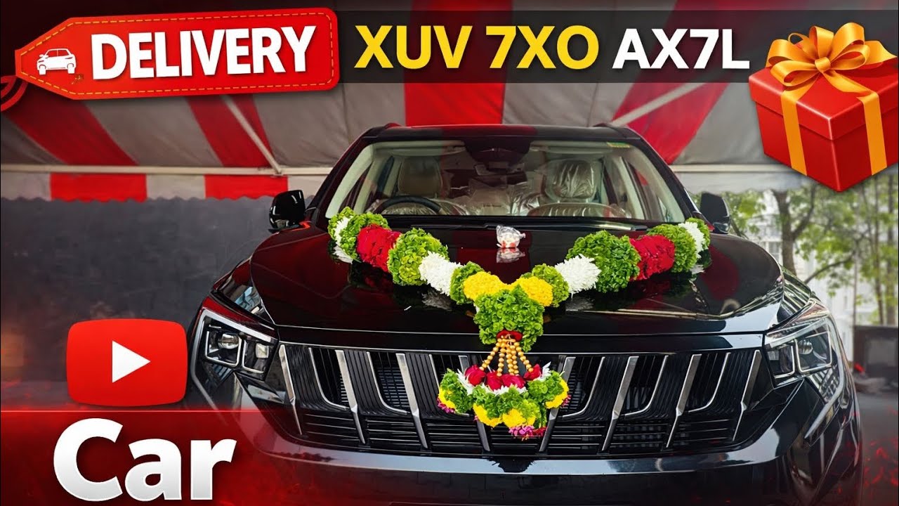 Dream Car delivered- Mahindra XUV 7XO AX7L Diesel AT #mahindra #xuv7xo #newcar 