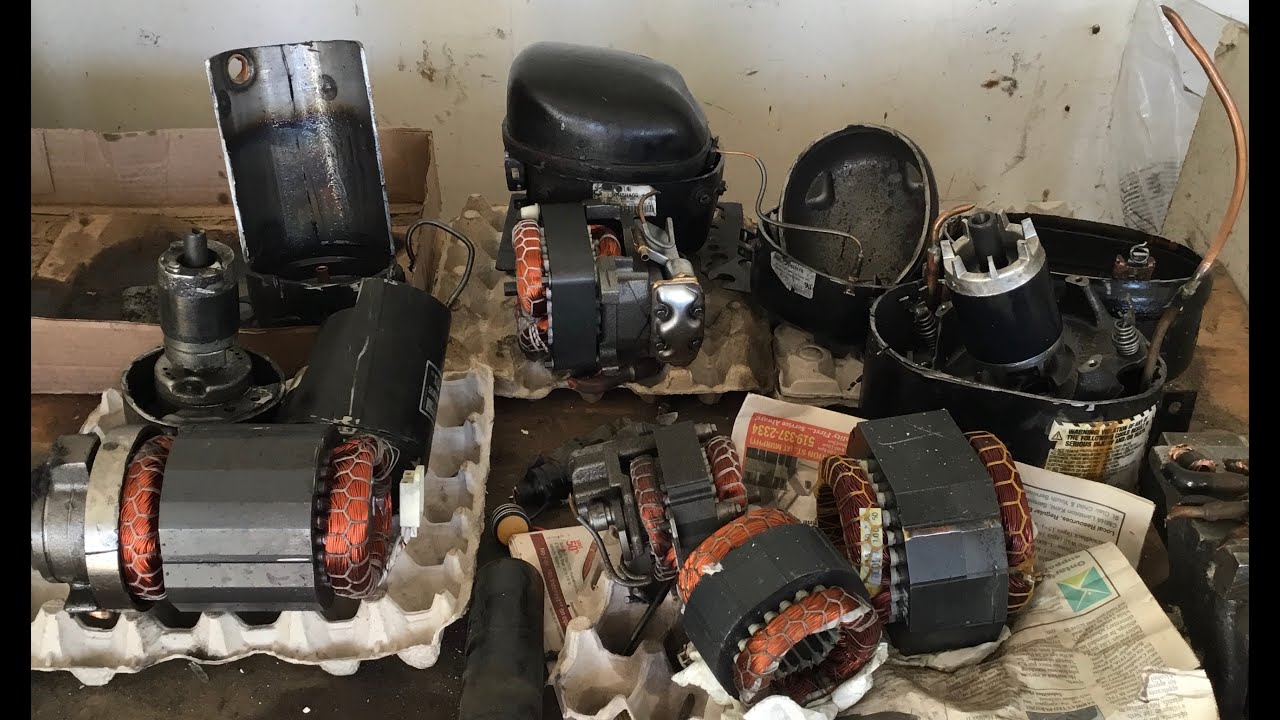 Scrapping compressors. Are they worth opening and are they always copper windings inside?