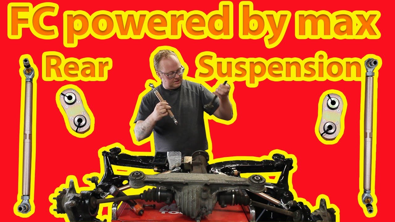 Powered By Max rear Toe and Caster arms FC RX7