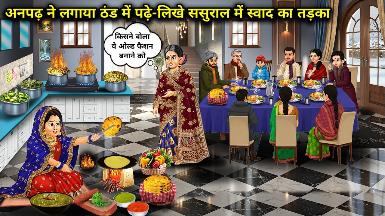 गरीब की अनपढ़ बेटी ने लगाया ठंड में पढ़े-लिखे ससुराल में स्वाद का तड़का || A dash of taste in the...