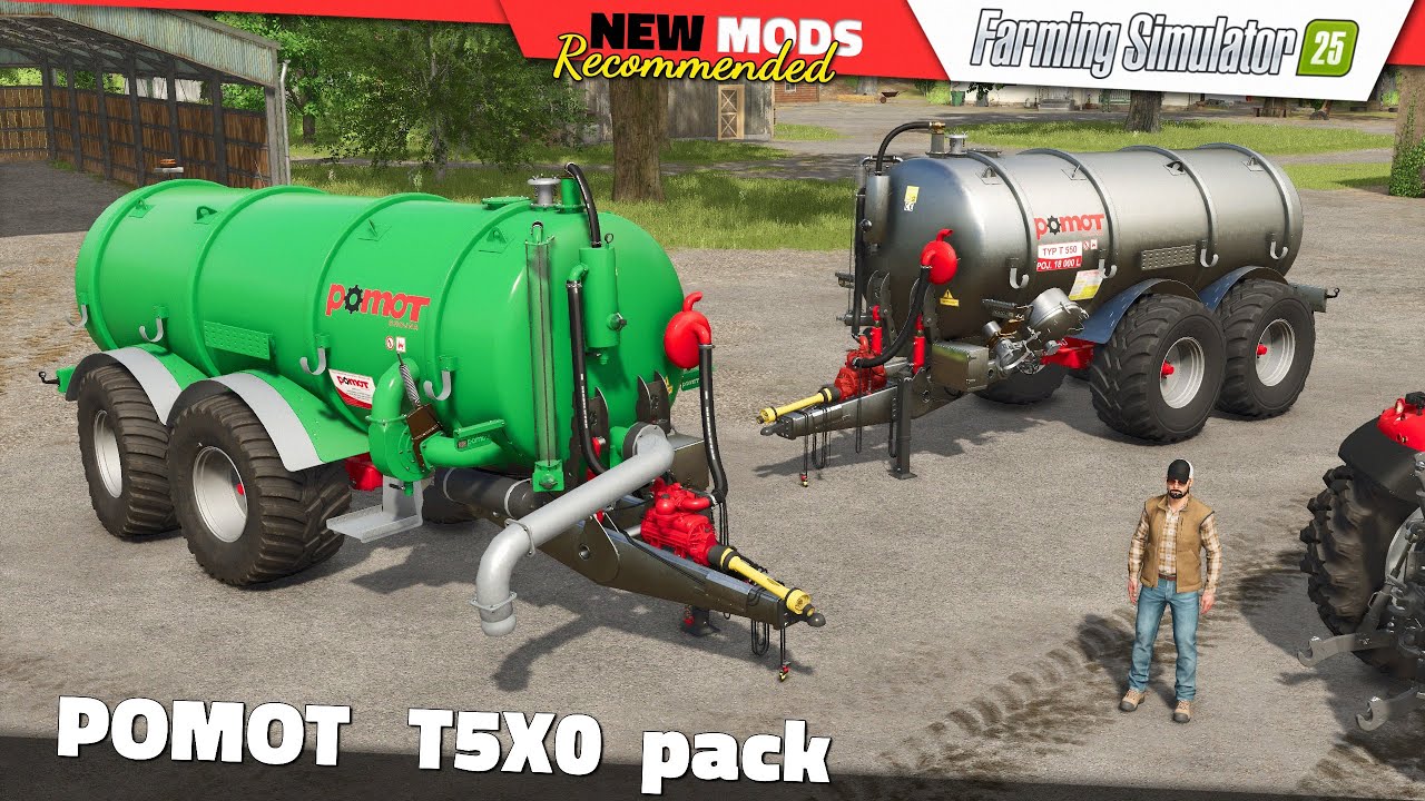 FS25 | Pomot T5X0 Pack - Farming Simulator 25 Mods Review QHD