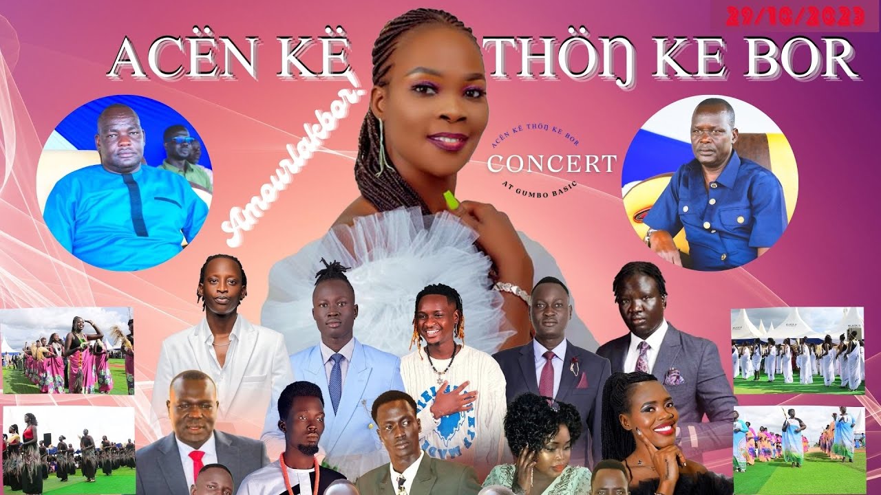 AmourLakbor Acen ke Thong ke Bor Concert live in Juba ( Gumbo Basic) FHD Video