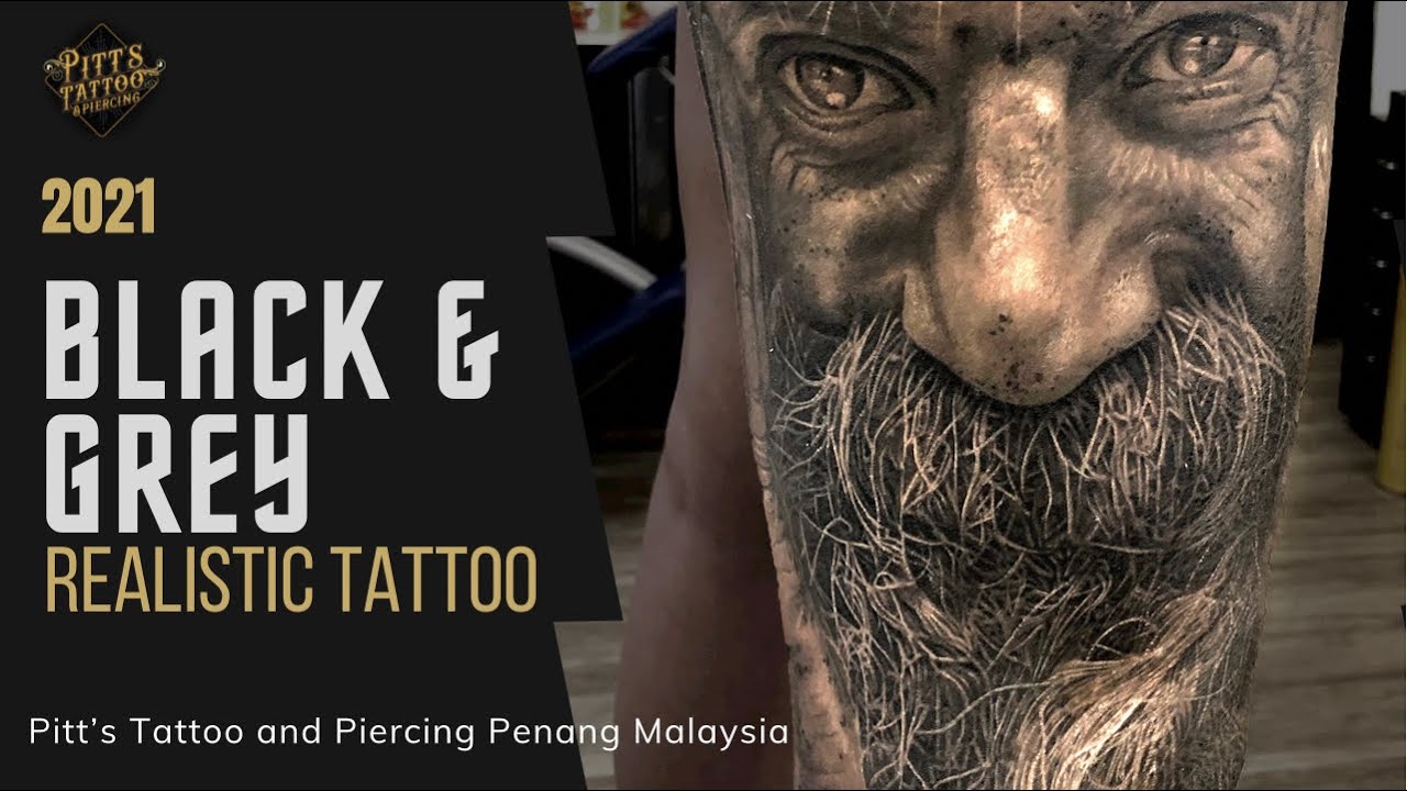 Black and Grey REALISTIC Tattoo Compilation by Pit Fun 2021