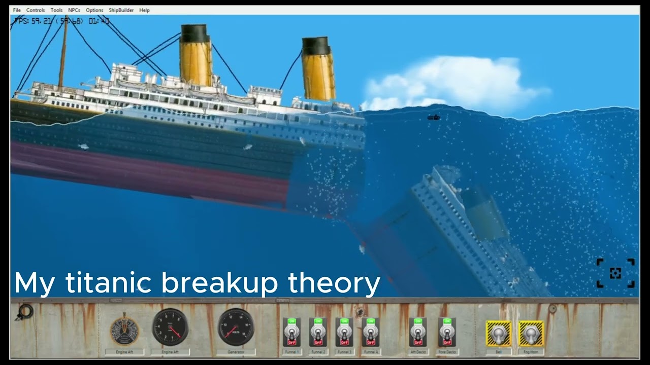Titanic breakup theory