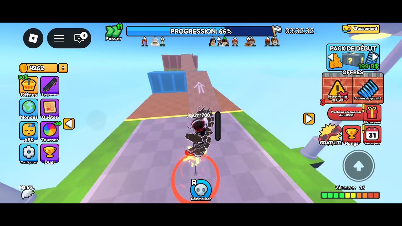 J'essaie de finir ce jeu le plus rapidement possible