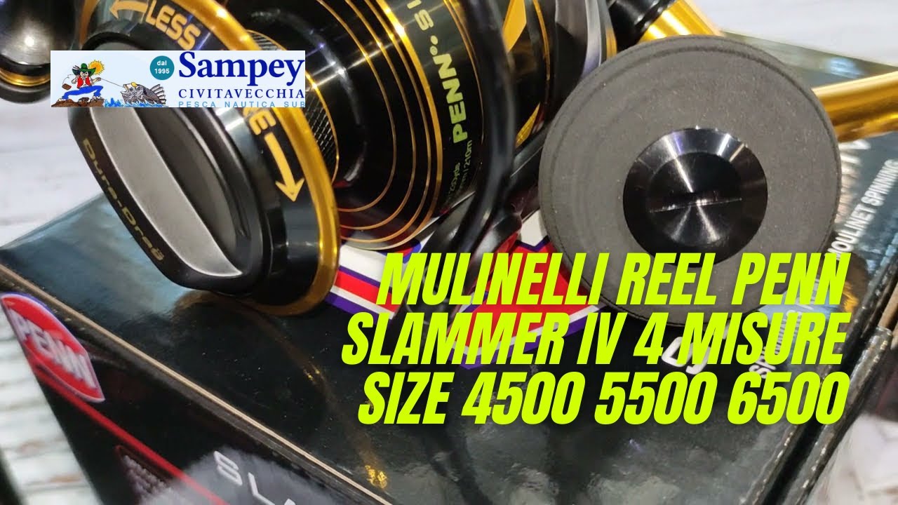 Mulinelli Reel Penn Slammer IV 4 Misure Size 4500 5500 6500