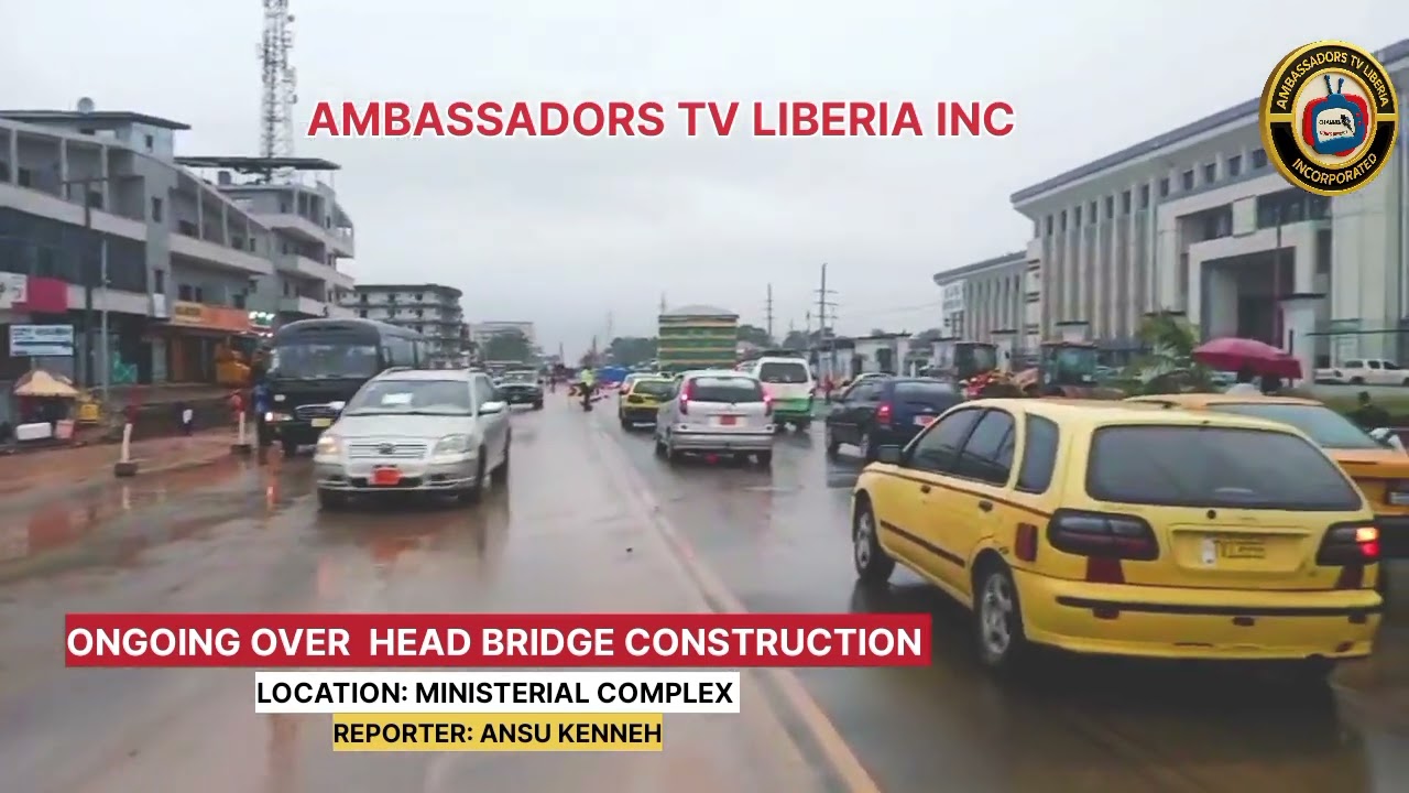 Overhead bridge 🌉 construction Reporter: Ansu kenneh