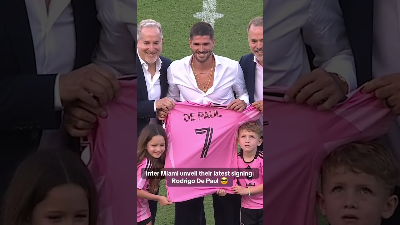 Rodrigo De Paul is officially in Miami 🌴