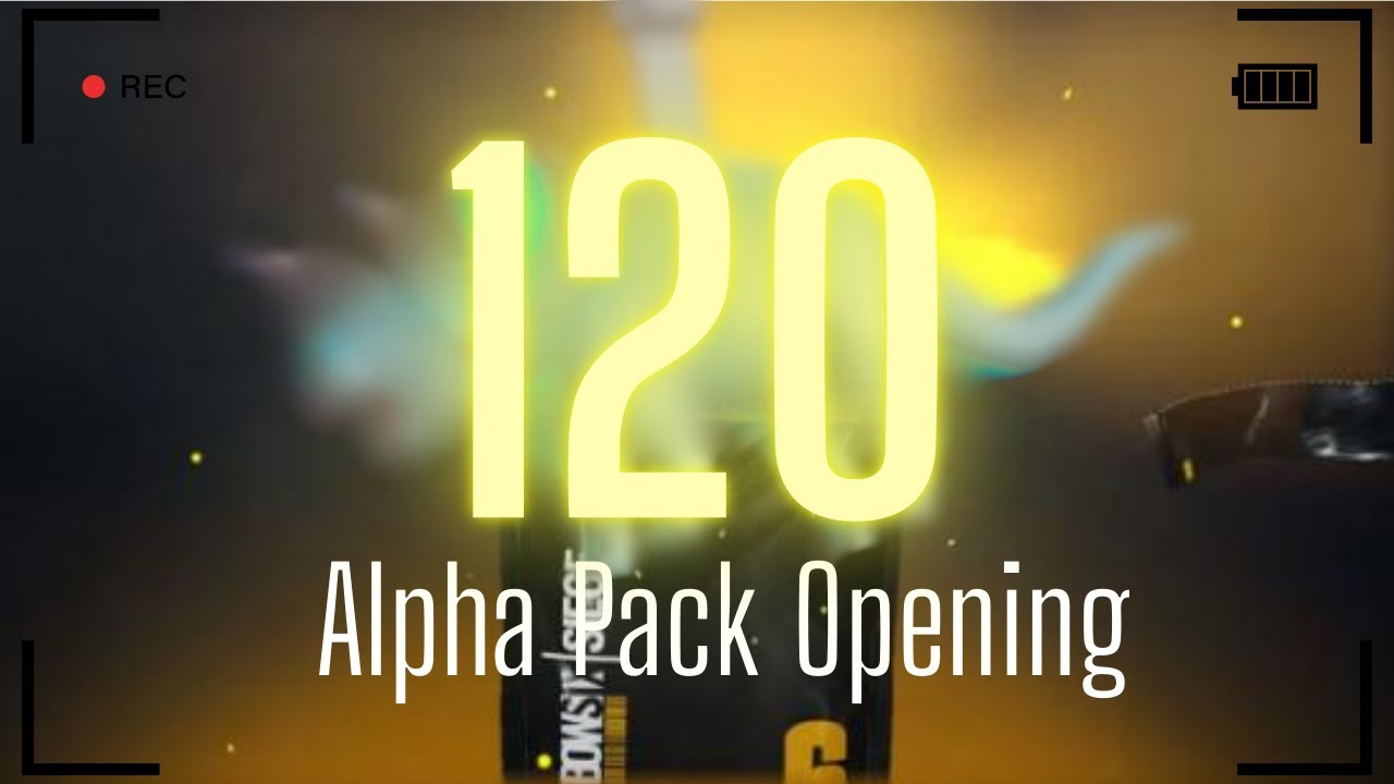 I tested my luck with over 120 Alpha Packs in Rainbow Six Siege