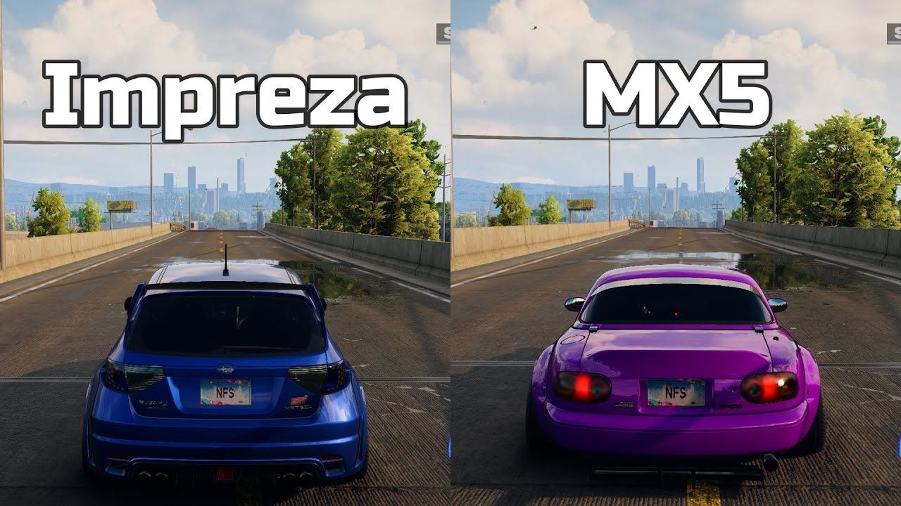 NFS Unbound: Subaru Impreza WRX STI vs Mazda MX5 - WHICH IS FASTEST (Drag Race)