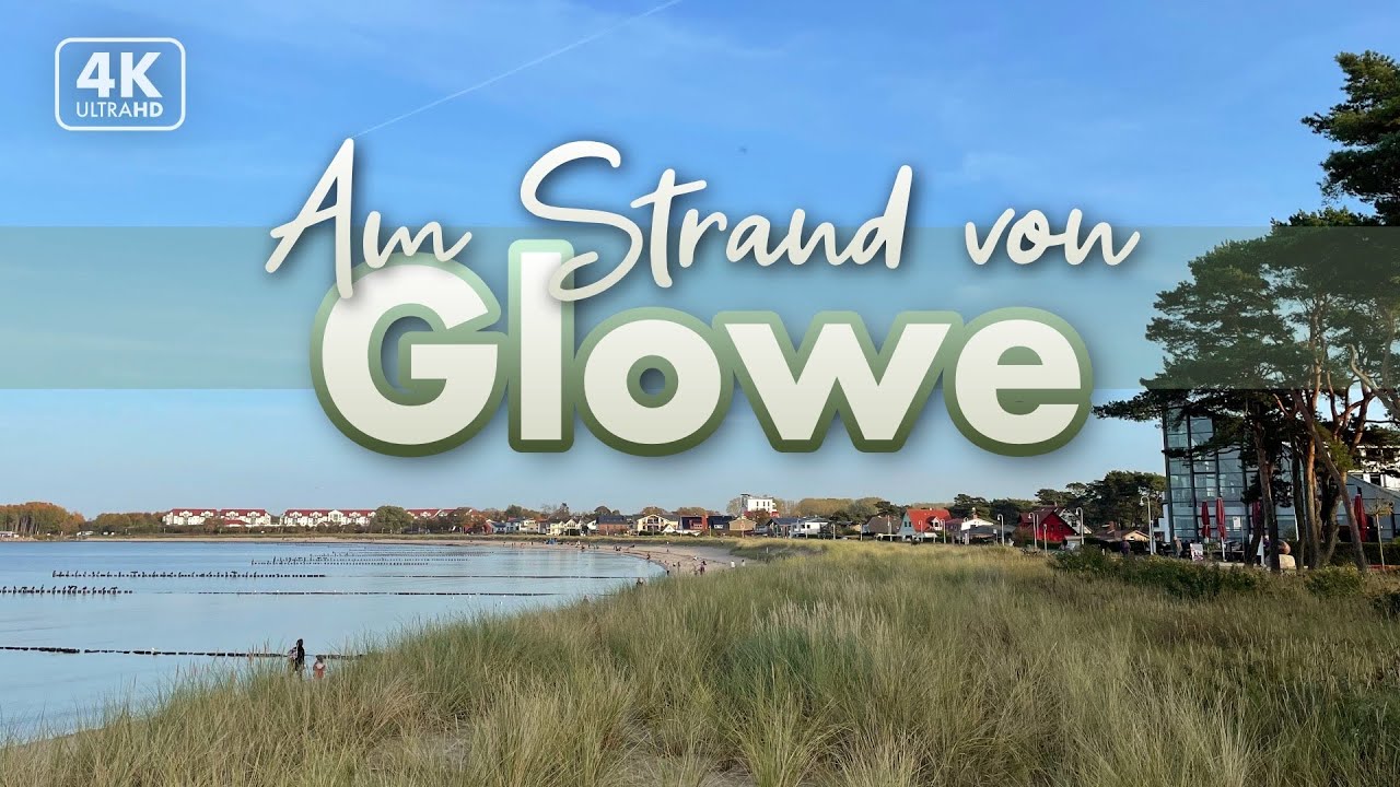 Am Strand von Glowe - R&uuml;gen Urlaub 2022 (4K Walk)