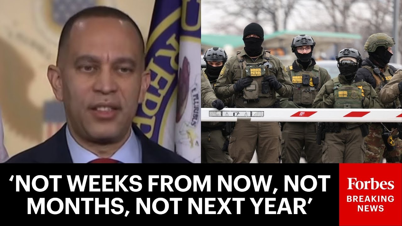 'It Needs To Happen Now!': Hakeem Jeffries Demands 'Dramatic' Changes To DHS Amid Threat Of Shutdown