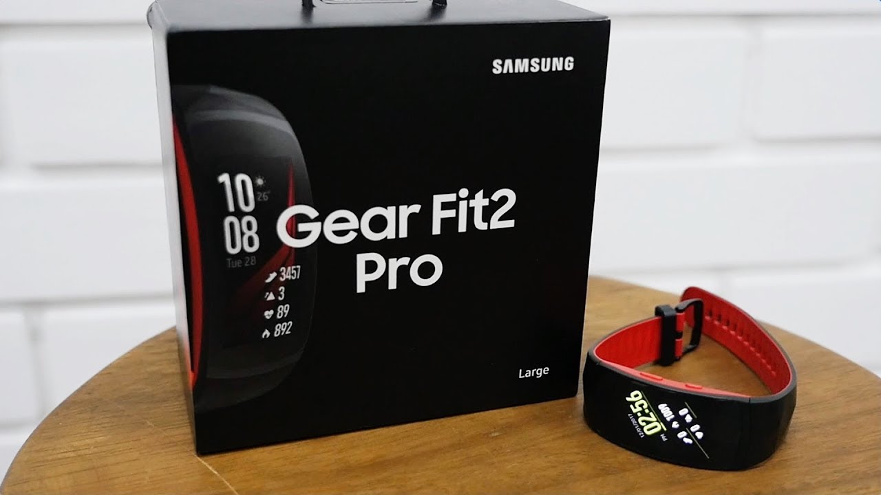 Samsung Gear Fit 2 Pro Unboxing Setup & Overview