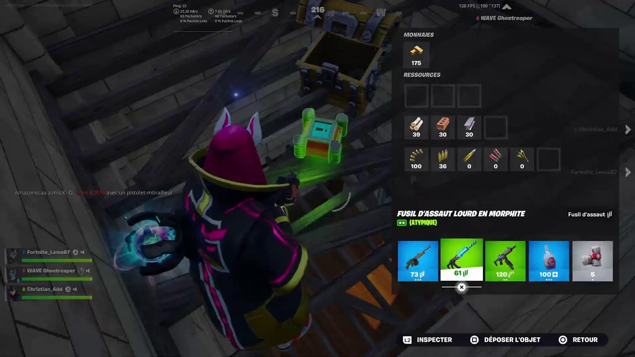 Live Fortnite PS5 FR