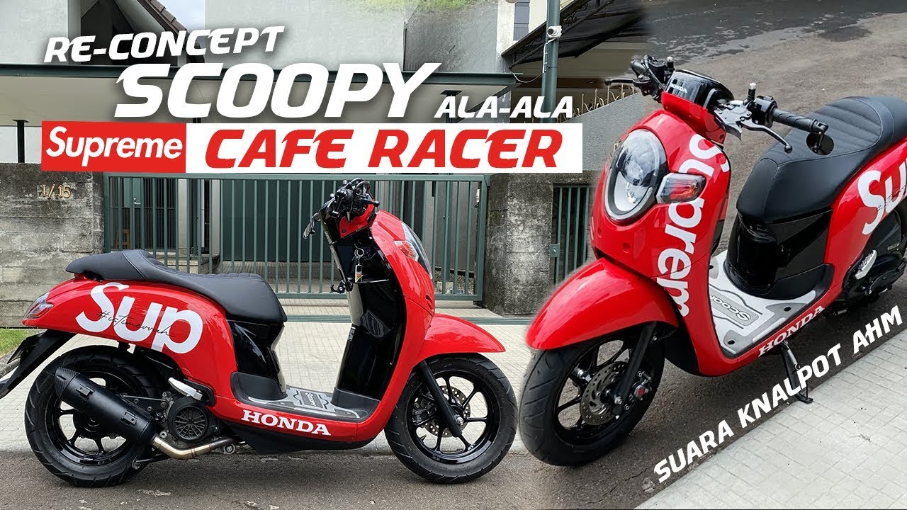 KONSEP BARU SCOOPY SUPREME ALA - ALA CAFE RACER | SAPPORO ULTIMATE