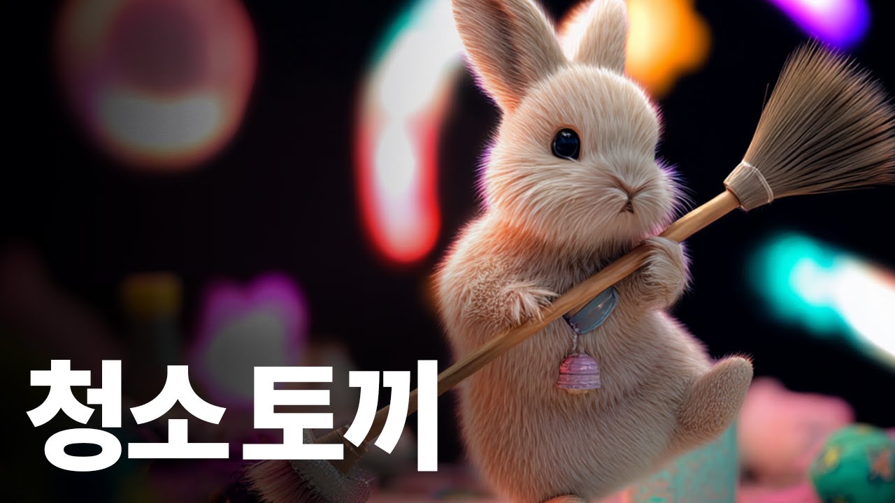 [KPOP] 청소하는 토끼 댄스 콘서트