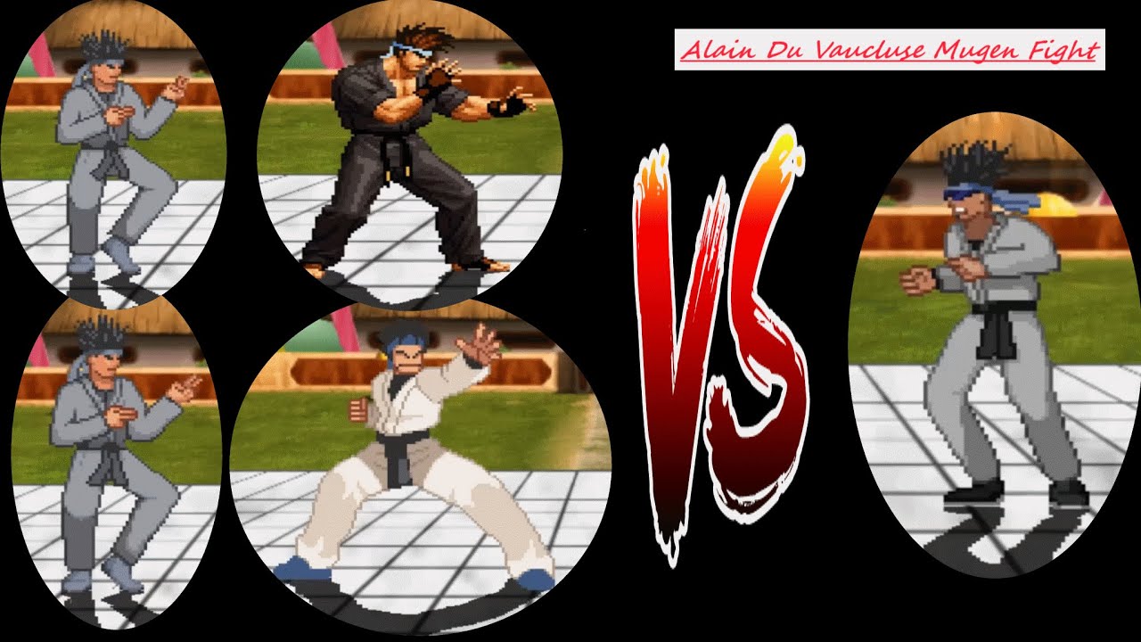 Mugen : Kung Fu Man Vs KFM Ultra (Four Battle) (Request)