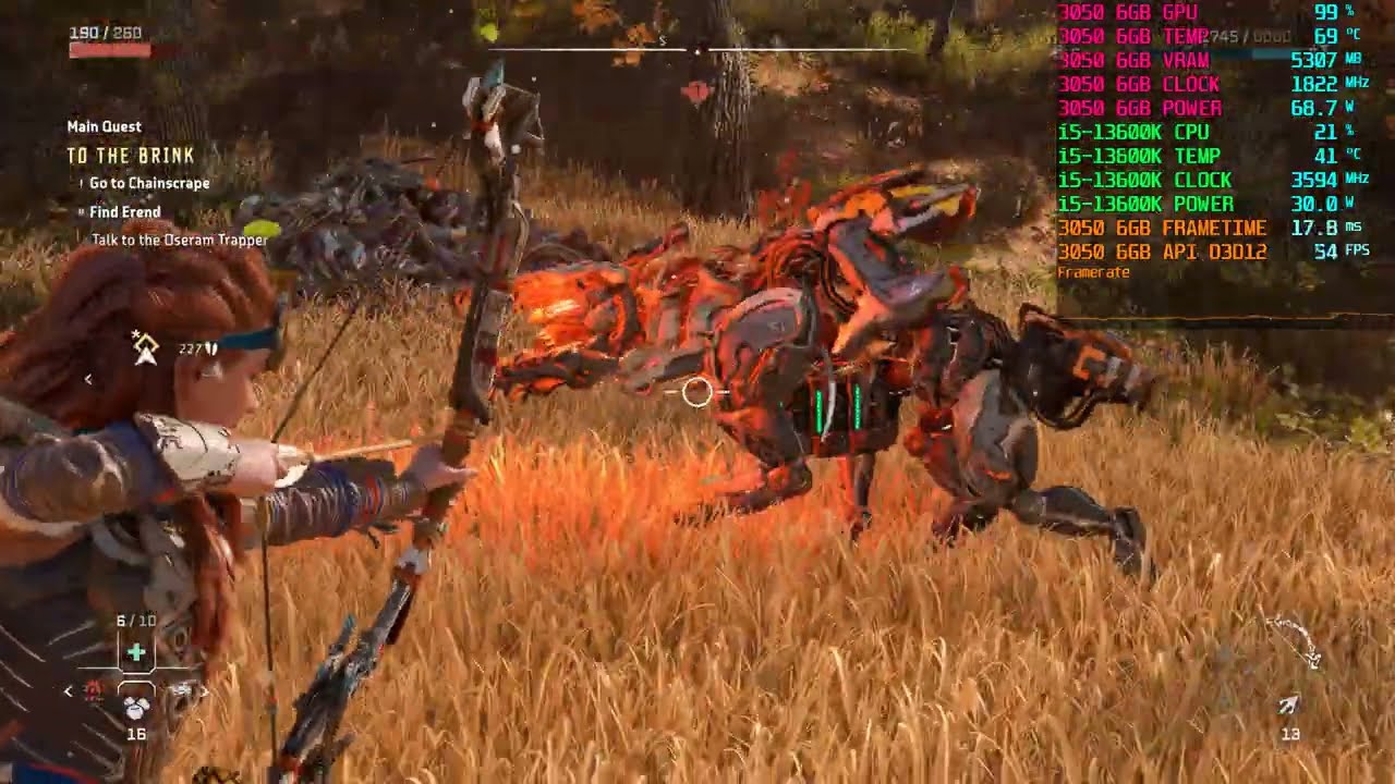 RTX 3050 6GB -Horizon Forbidden West Using Medium Settings With DLSS- 🐺