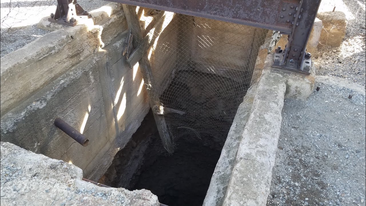 Abandoned Mine Shaft At Kelly Mine In Kelly, New Mexico