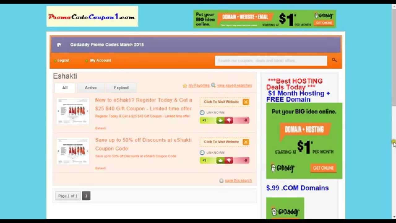 Eshakti Coupon code October  2015