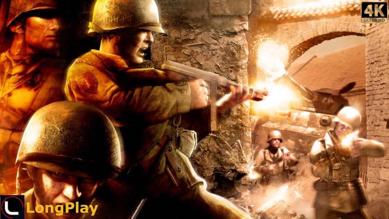 Call of Duty 2: Big Red One - LongPlay (PS2,GC,Xbox)[4K] 🔴