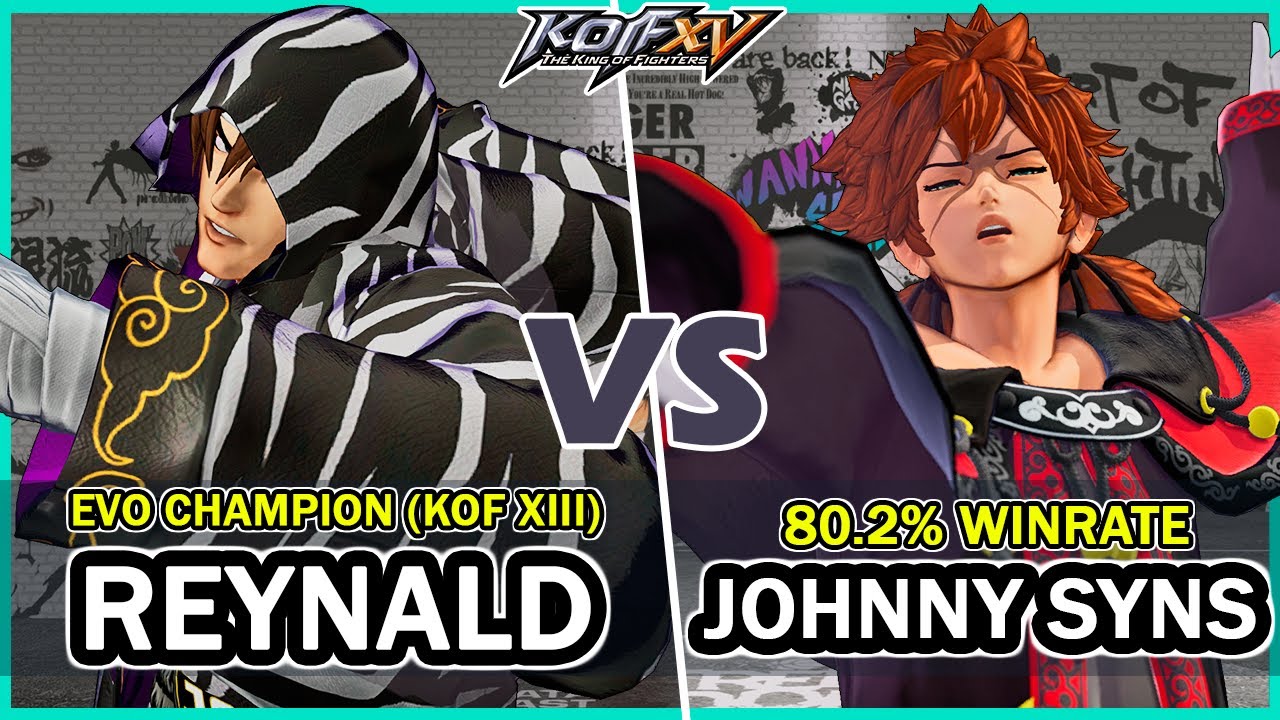KOF XV 🔥 Reynald (Joe/Leona/Chris) vs Johnny Syns (Meitenkun/Rock/Heidern) 🔥 Steam