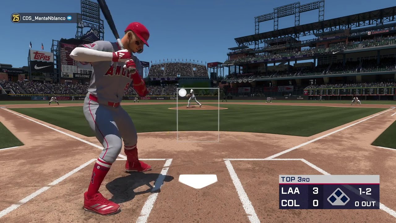 MLB The Show 25: Angels vs Rockies