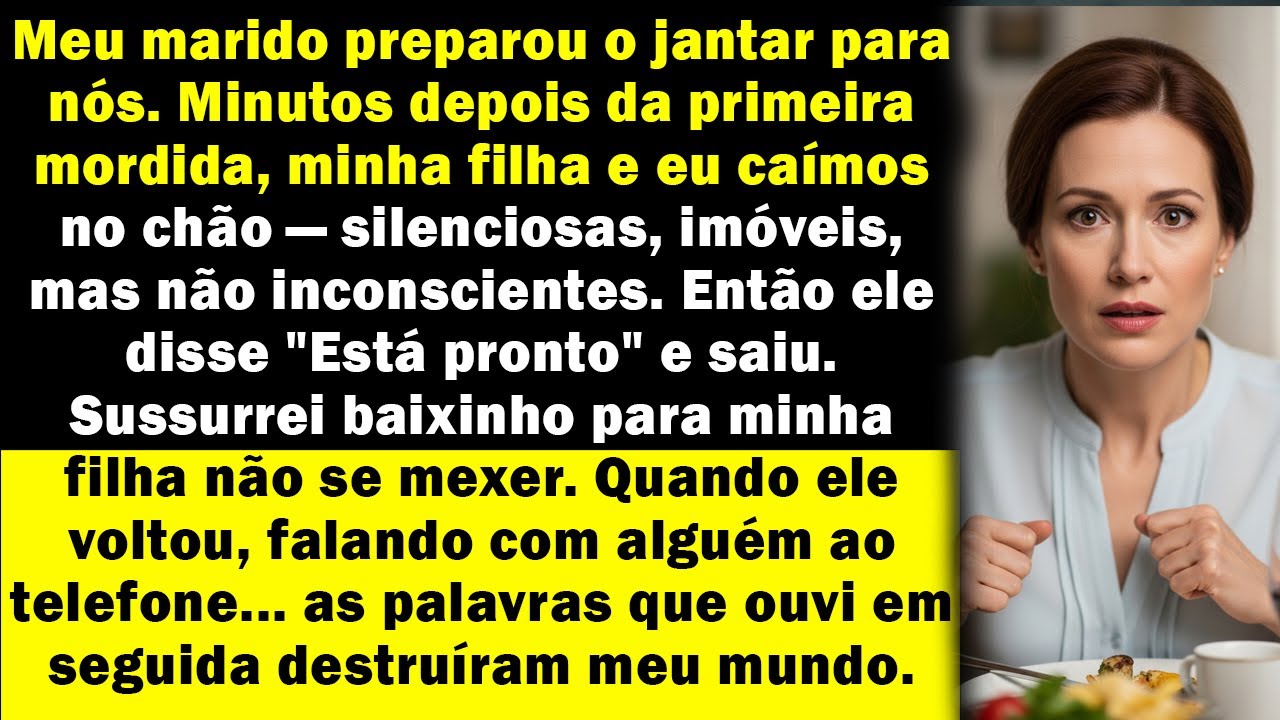 Meu marido sorriu ao ver minha filha e eu caindo no chão. Suas palavras gelaram meu sangue.