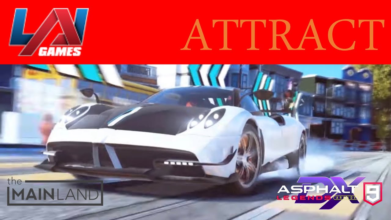 Asphalt 9 Legends Arcade DX - Attract Mode