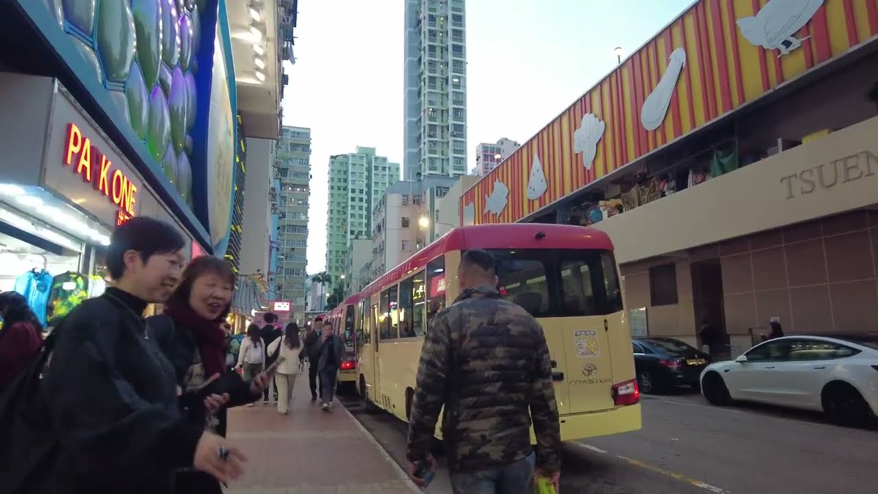 徒步荃灣 City walk in Tsuen Wan 由荃灣港鐵站到荃新天地 from Tsuen Wan MTR to Citywalk