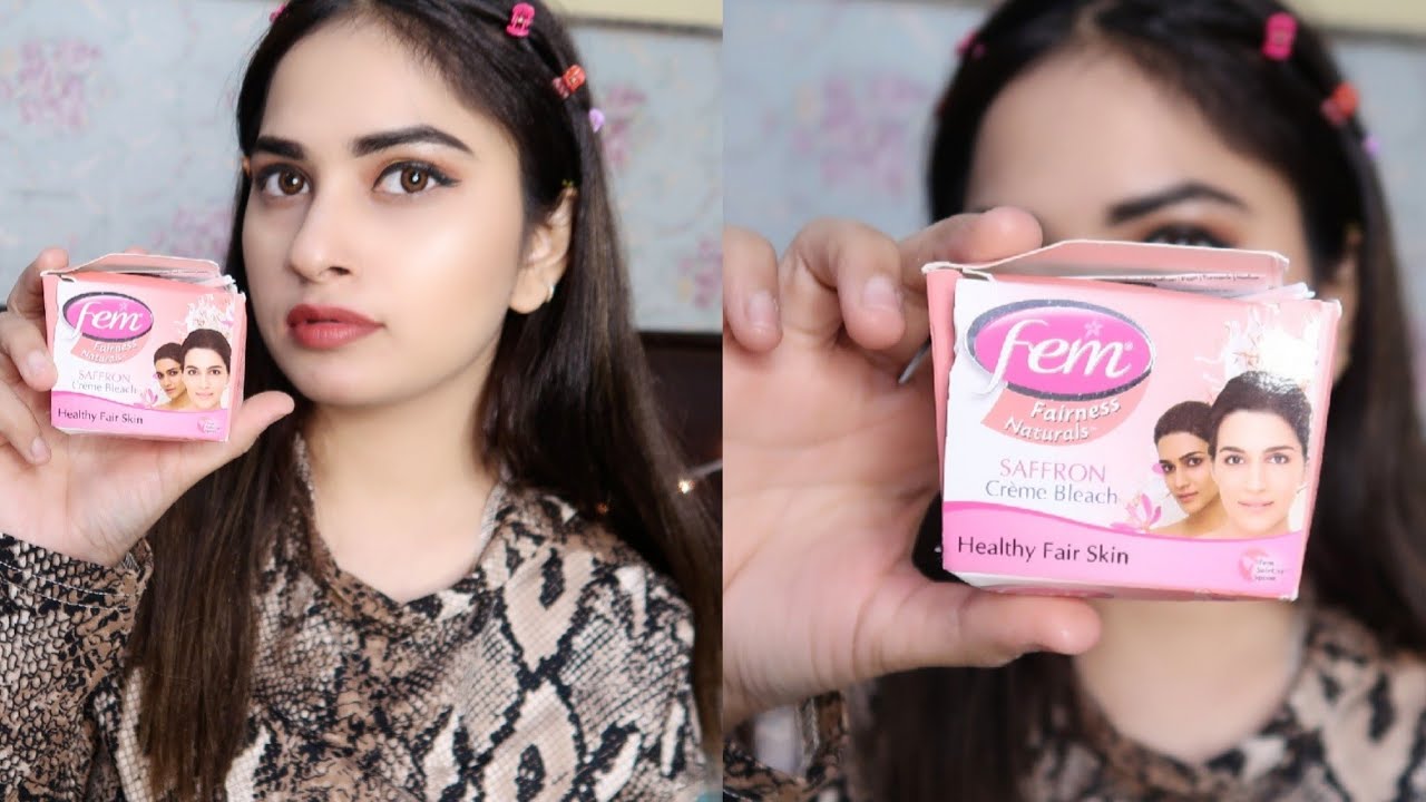 Fem Fairness Natural Saffron Bleach Bleach | Review + Demo | How to Apply??🤔