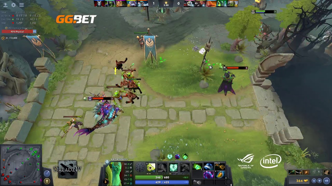 Dread's stream | Dota 2 - Necrophos / Pangolier | Golf With Your Friends | 31.10.2019 [2]