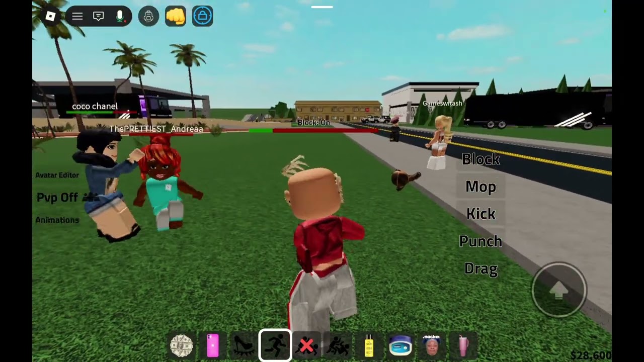 PLAYING ROBLOX SQUABBLE CITYYY [jumping in fights and etc] 😱not voiced👊