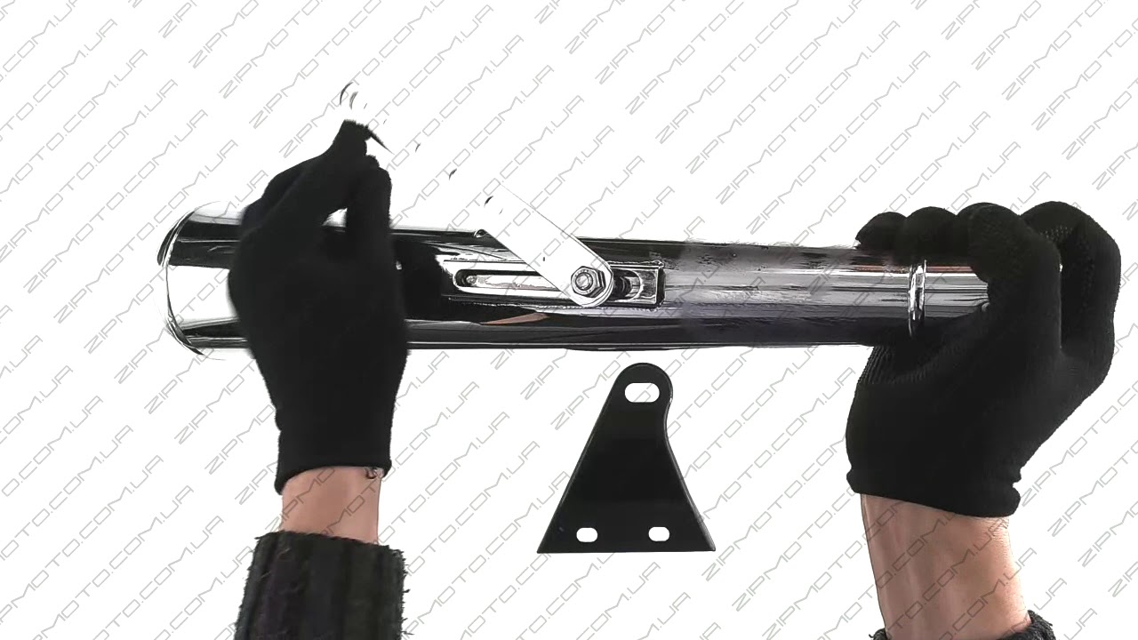 Глушитель (тюнинг)   440*96mm   (нержавейка, сопло, хром, прямоток)   118