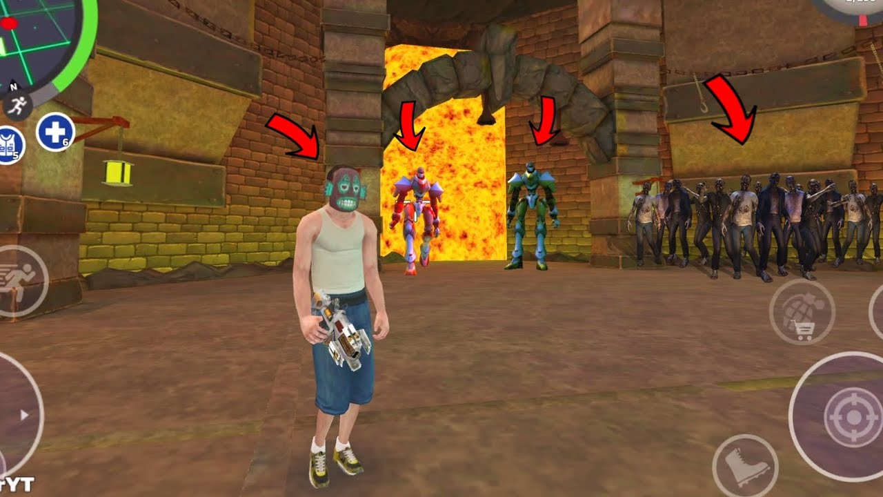 Real Gangster Crime 2 (Papuas Cursed Mask Purchased) Fight Boss in Arena Tower - Android Gameplay HD