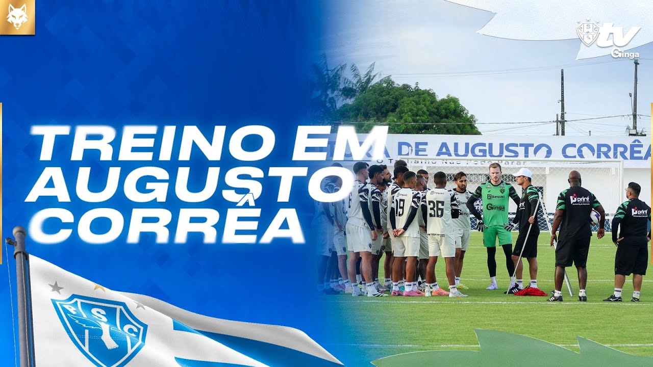 #PapãoTVGingaBet: ÚLTIMO TREINO EM AUGUSTO CORRÊA!- 03/02/2026
