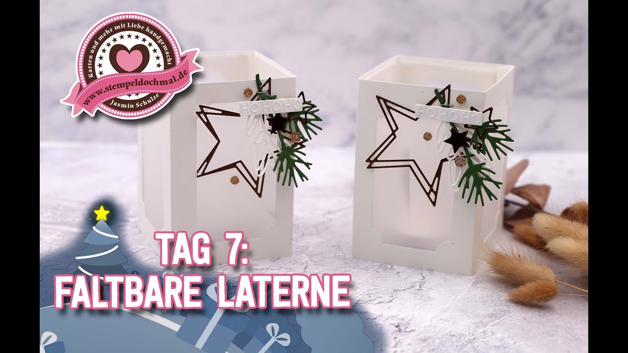8 Tage Weihnachten -Tag7- Faltbare Laterne