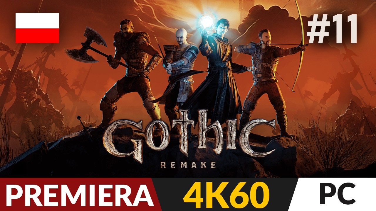 Gothic Remake PL #11 💎 Ob&oacute;z na bagnach | Gameplay po polsku 4K | 2026