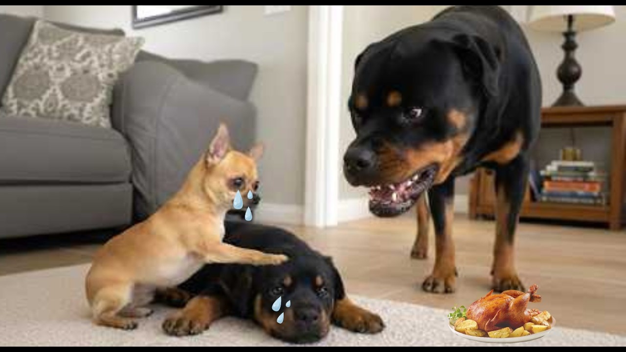 Chihuahua：A comedic genius in the canine world. I think it deserves an Oscar.#funnydogs