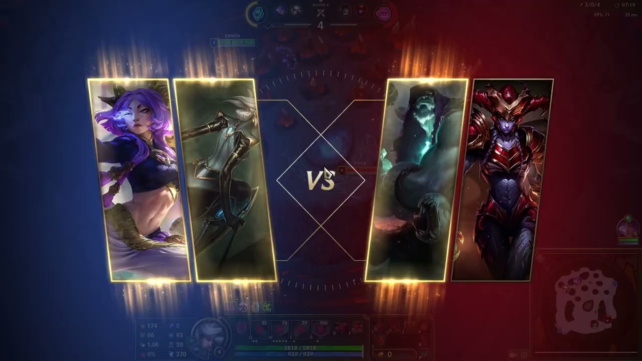 LoL Arena Camille+Yunara 2nd place
